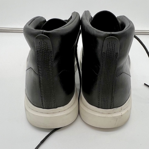 SOLD. Cole Haan Black Leather Hi Top Sneakers - 12 - Picture 3 of 8